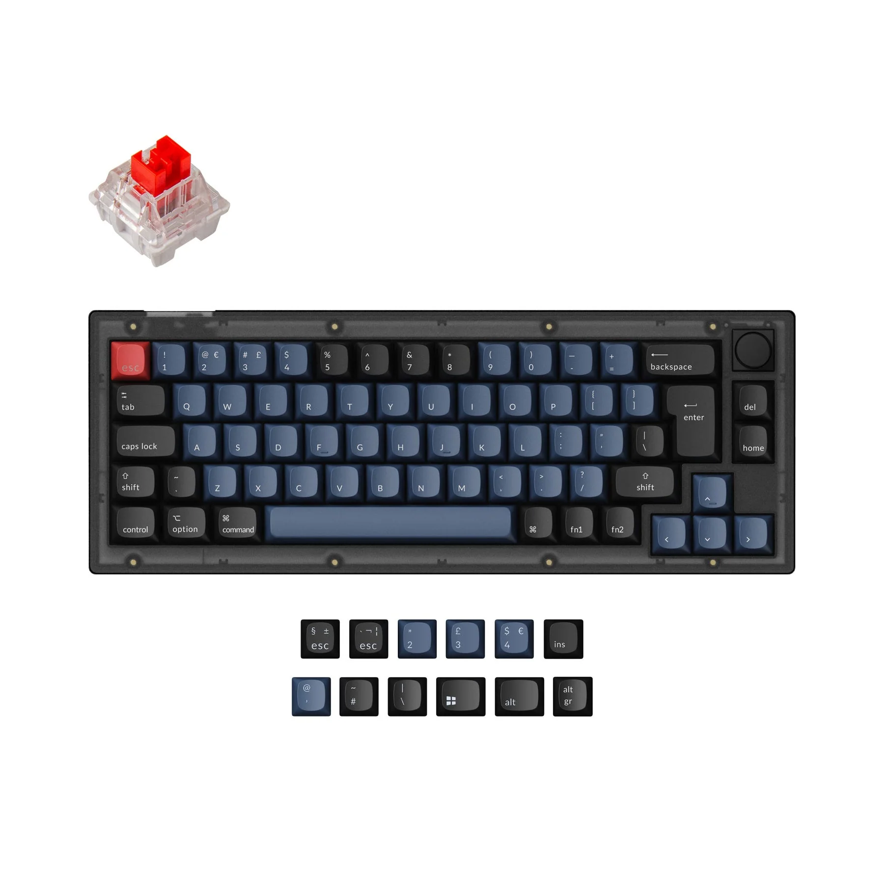 Keychron V2 QMK Custom Mechanical Keyboard ISO Layout Collection - Image 7