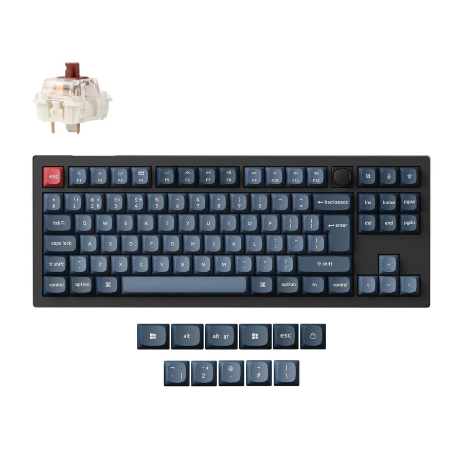 Keychron V3 Max QMK Wireless Custom Mechanical Keyboard ISO Layout Collection - Image 11
