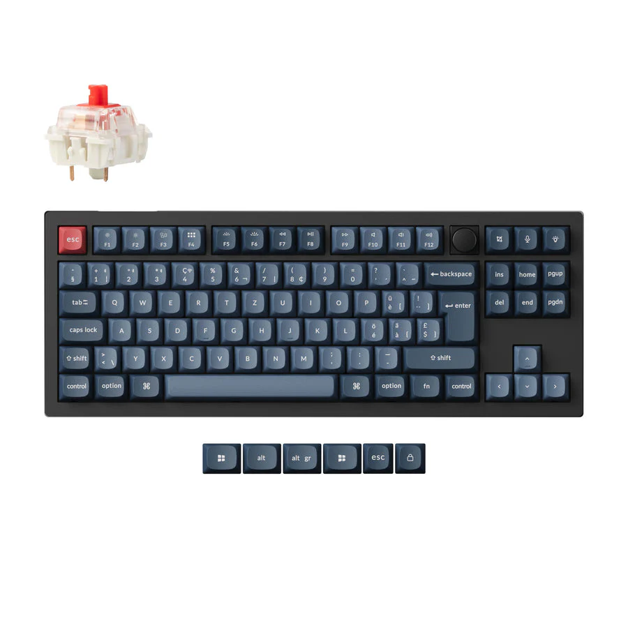 Keychron V3 Max QMK Wireless Custom Mechanical Keyboard ISO Layout Collection - Image 16