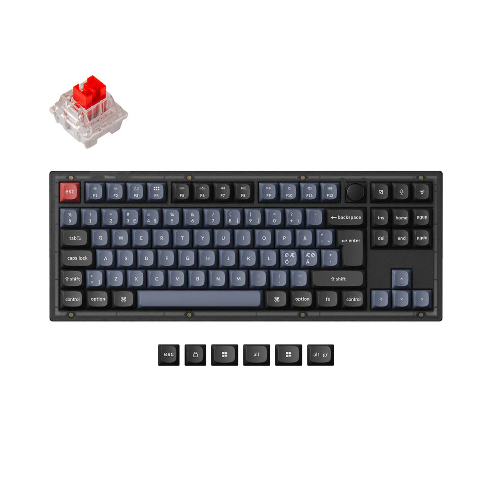 Keychron V3 QMK Custom Mechanical Keyboard ISO Layout Collection - Image 13