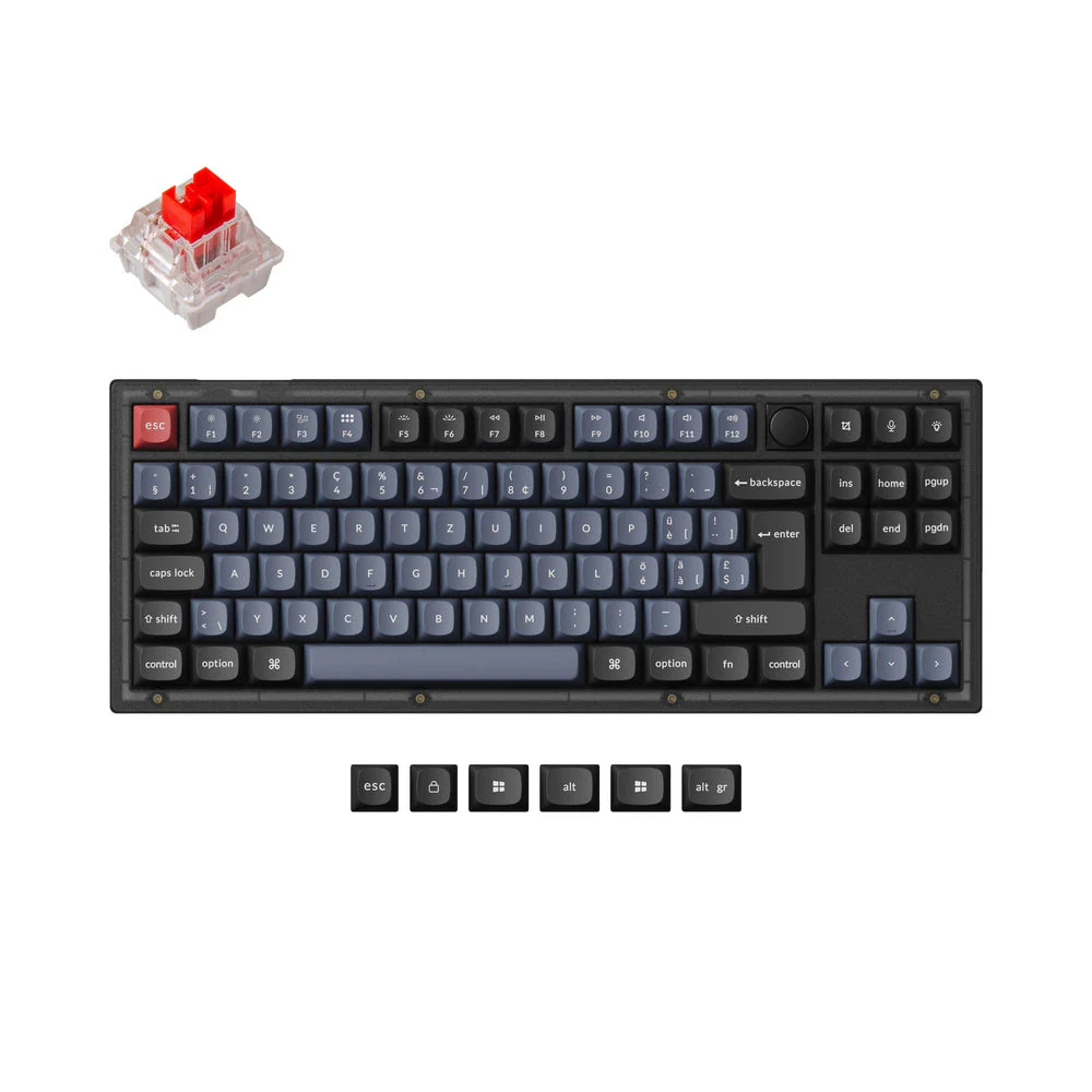 Keychron V3 QMK Custom Mechanical Keyboard ISO Layout Collection - Image 15