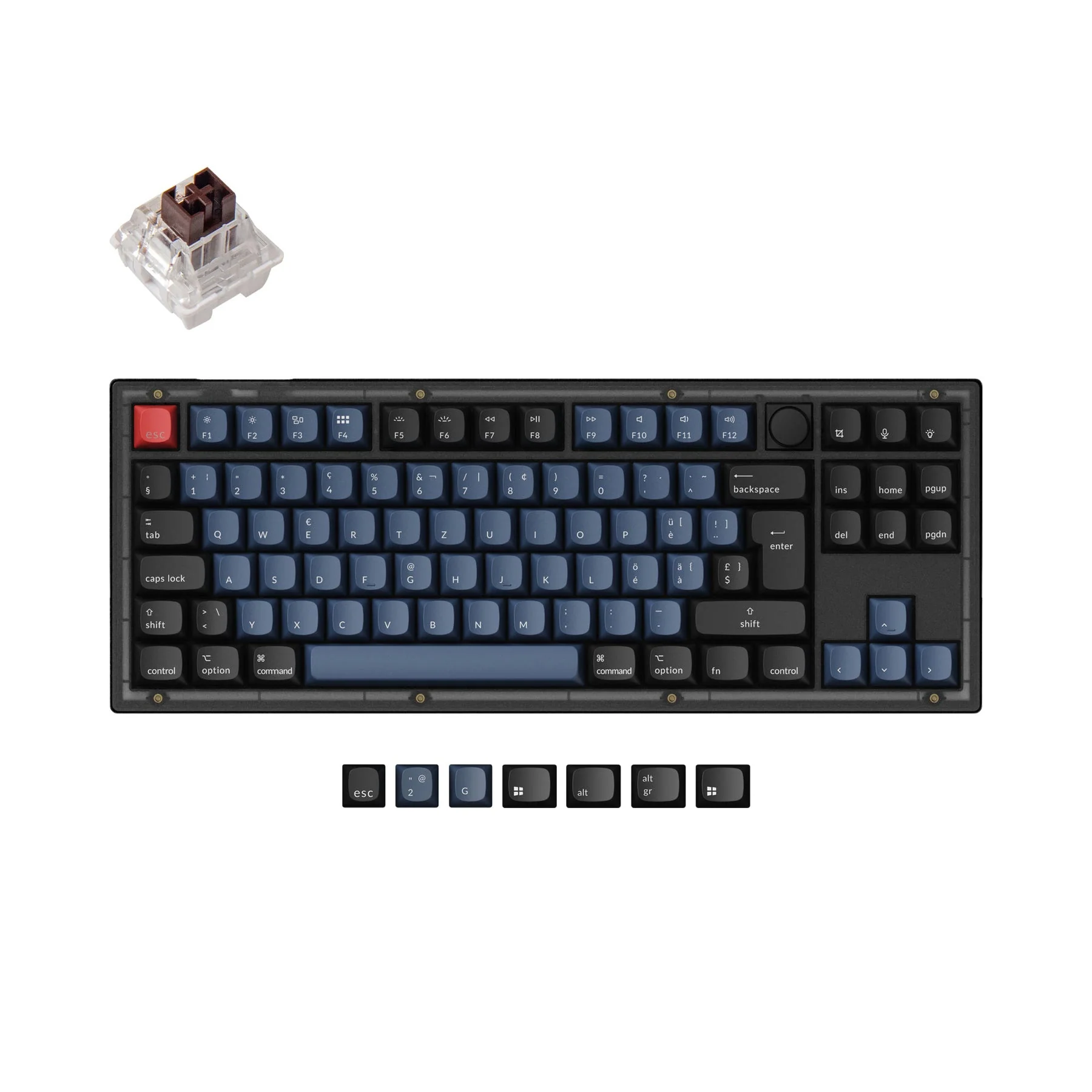 Keychron V3 QMK Custom Mechanical Keyboard ISO Layout Collection - Image 4