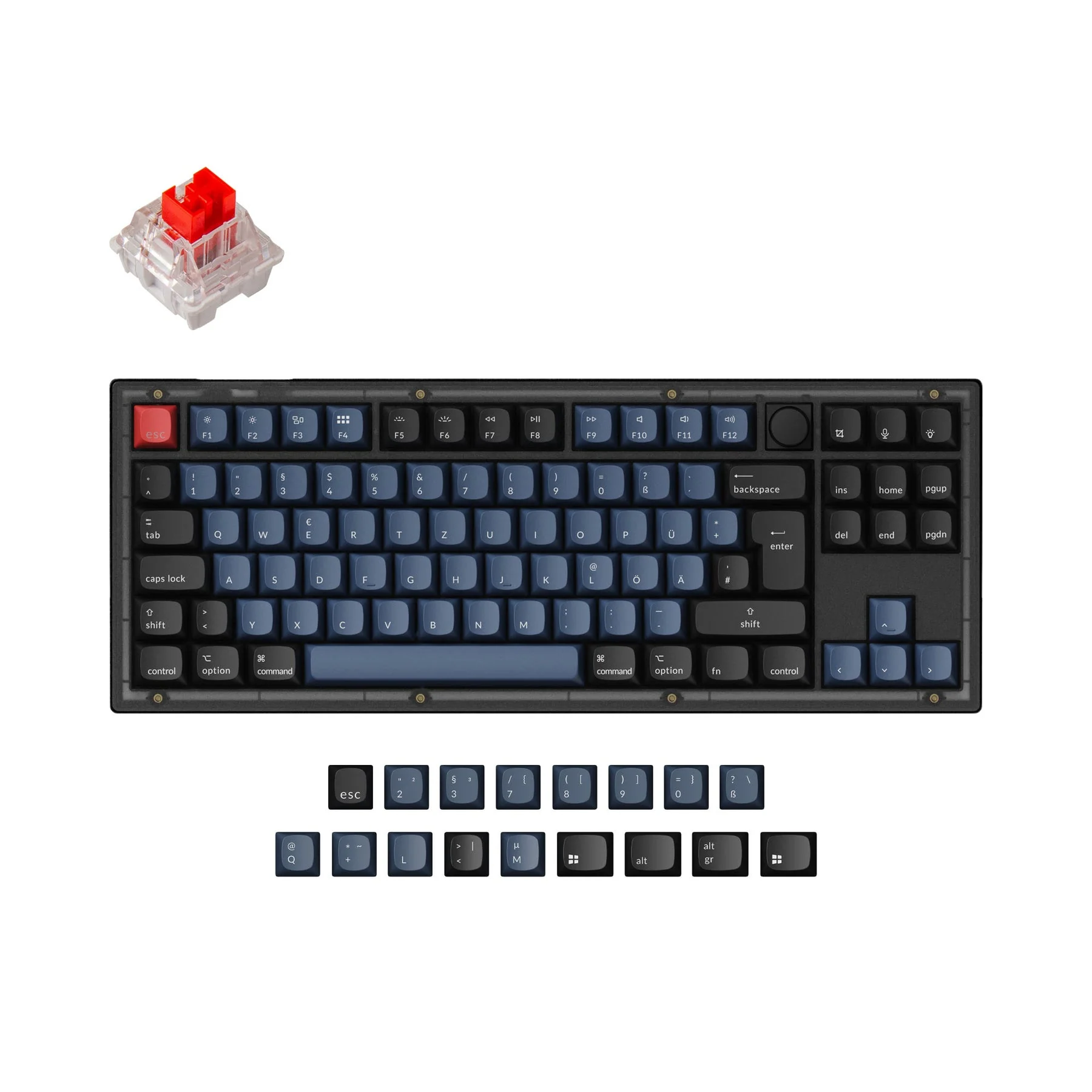 Keychron V3 QMK Custom Mechanical Keyboard ISO Layout Collection - Image 5