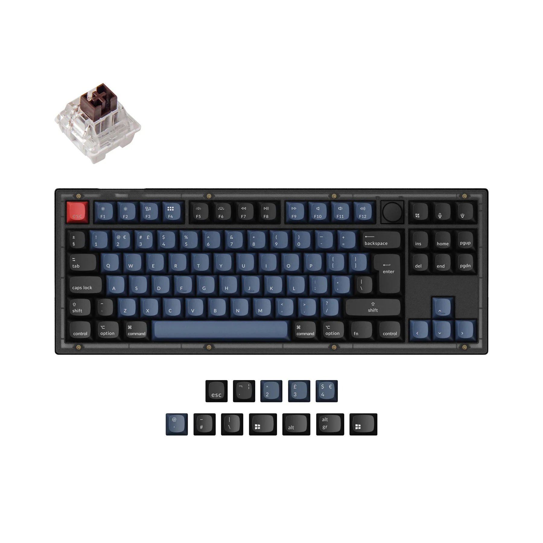 Keychron V3 QMK Custom Mechanical Keyboard ISO Layout Collection - Image 8