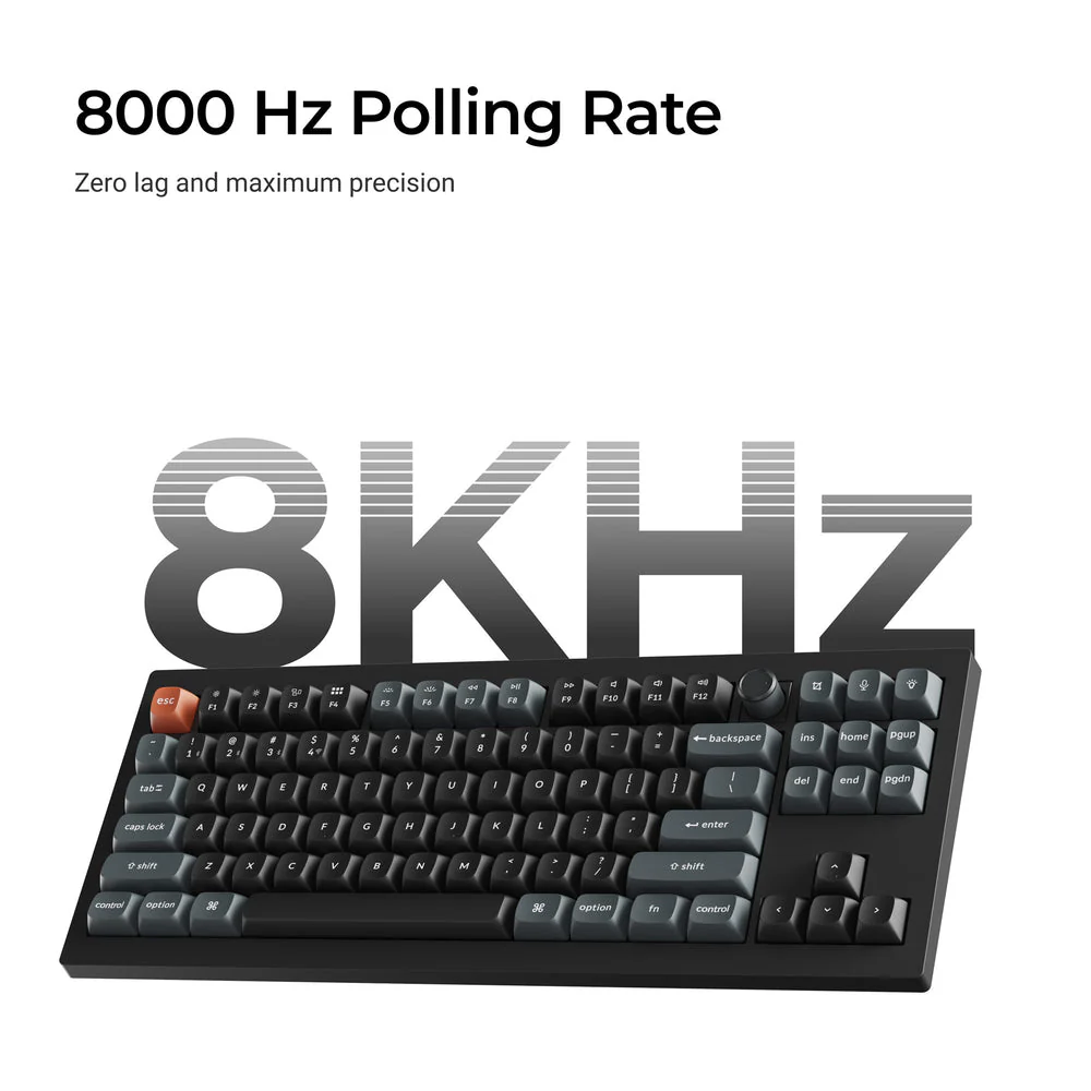 Keychron V3 Ultra 8K Wireless Custom Mechanical Keyboard (US ANSI Layout) - Image 8