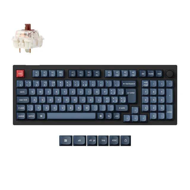 Keychron V5 Max QMK Wireless Custom Mechanical Keyboard ISO Layout Collection - Image 17