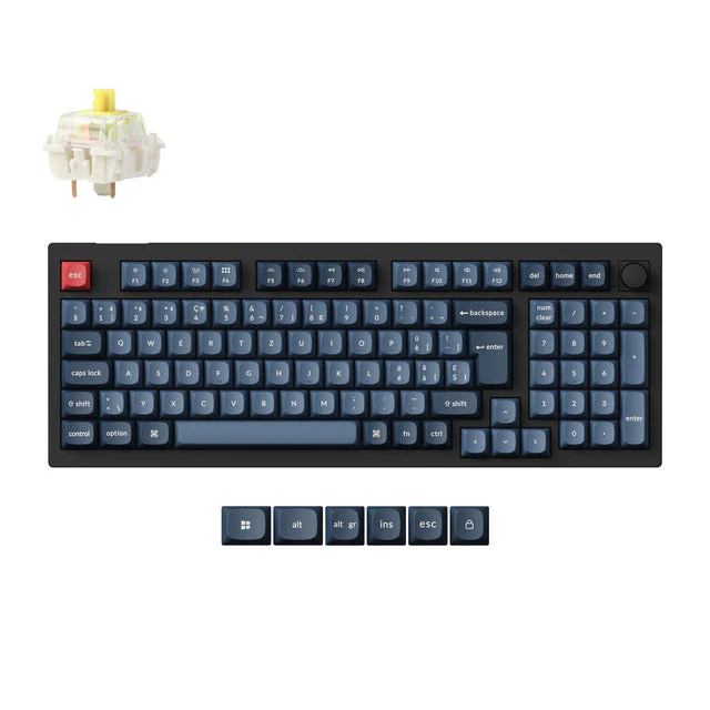 Keychron V5 Max QMK Wireless Custom Mechanical Keyboard ISO Layout Collection - Image 18