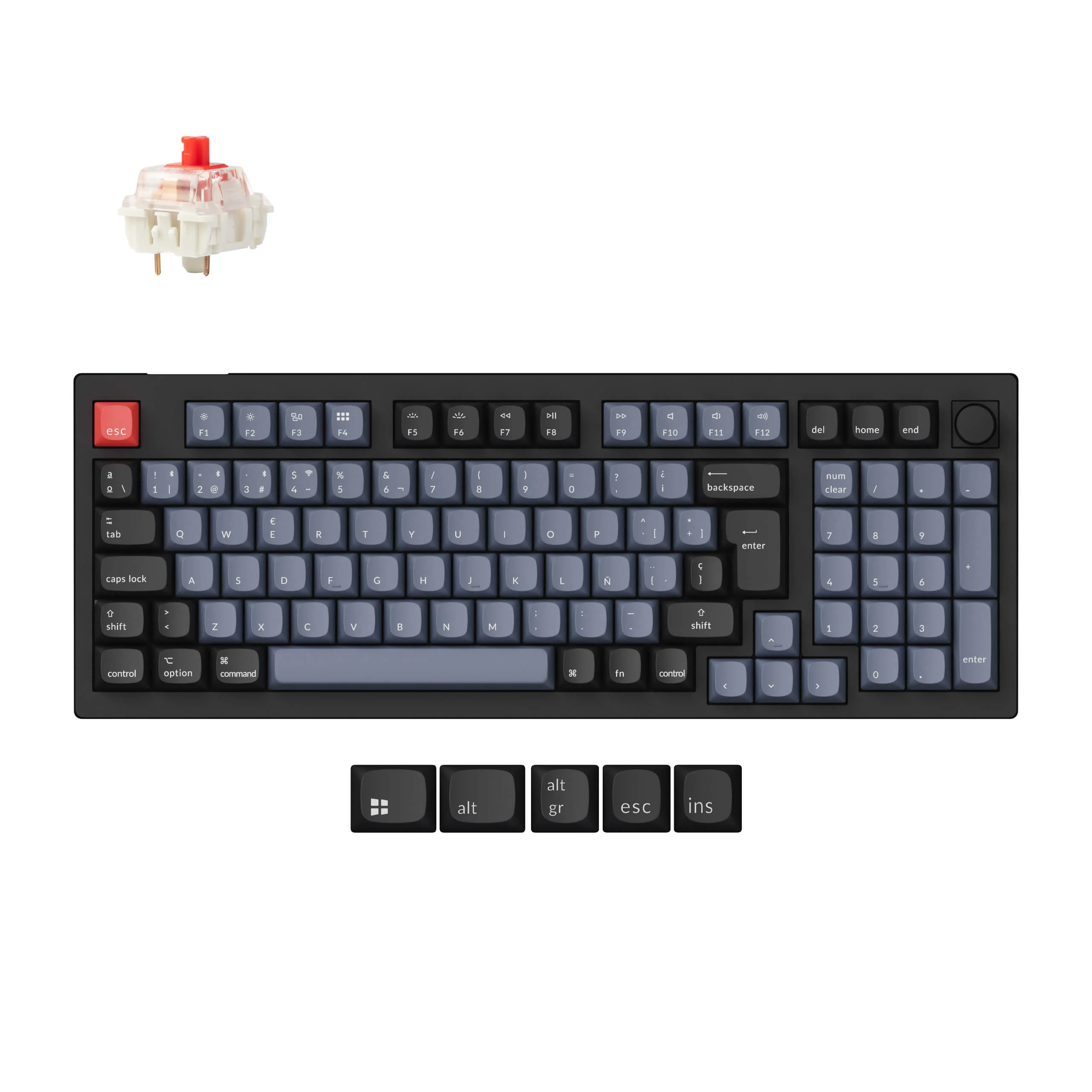 Keychron V5 Max QMK Wireless Custom Mechanical Keyboard ISO Layout Collection - Image 4