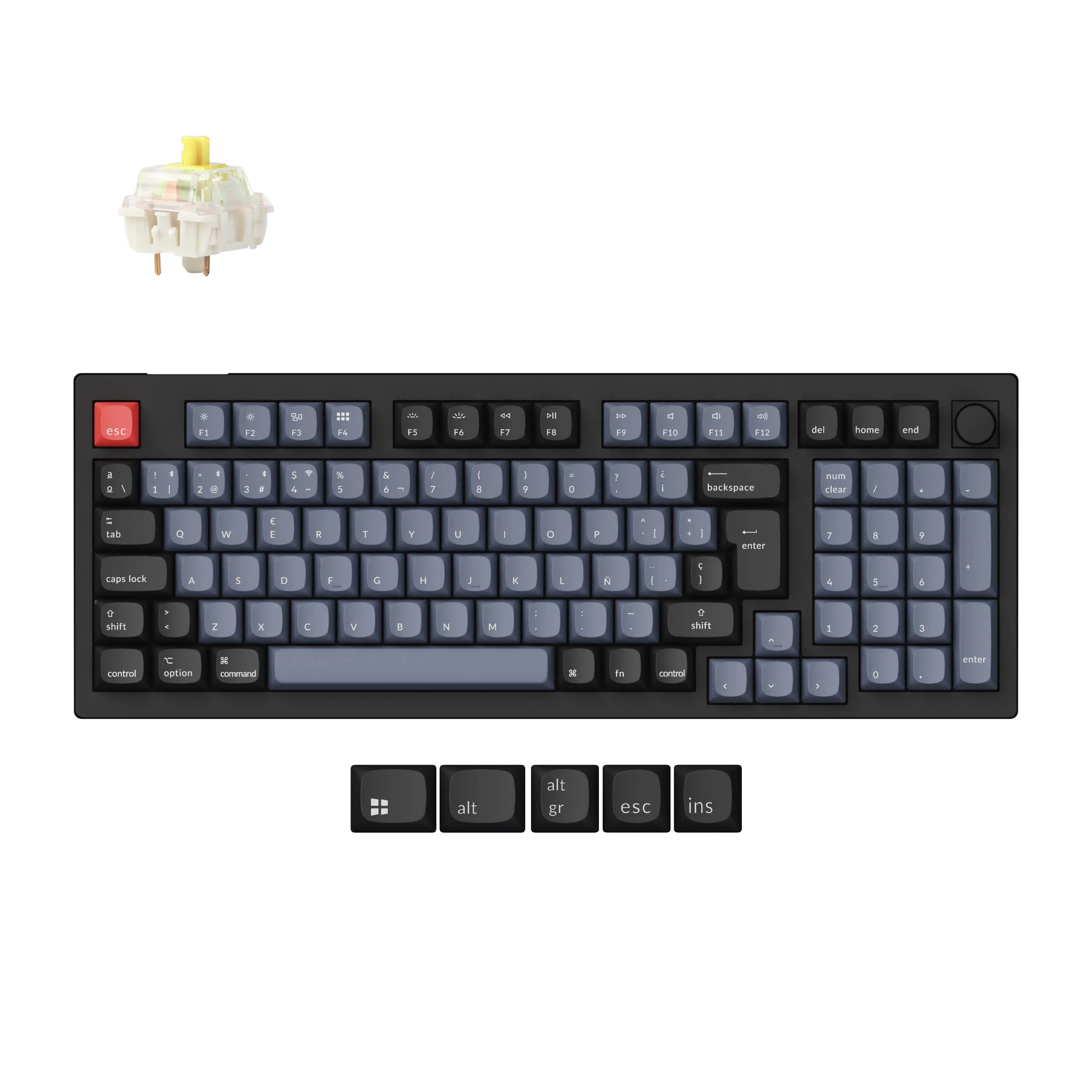 Keychron V5 Max QMK Wireless Custom Mechanical Keyboard ISO Layout Collection - Image 6