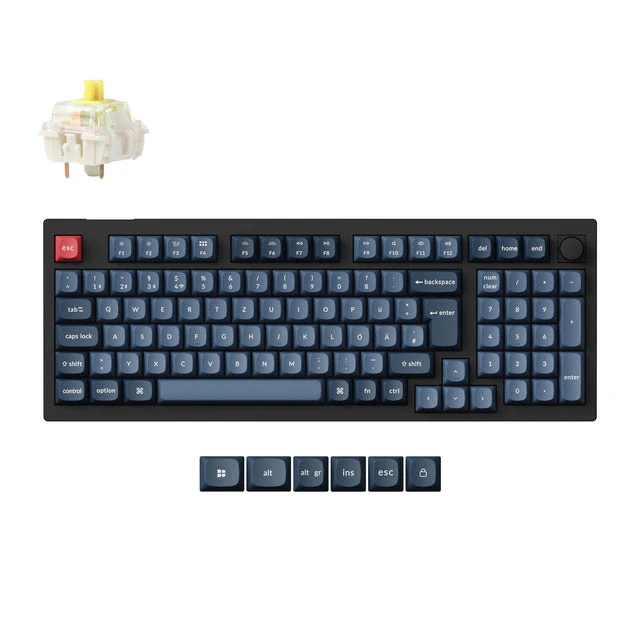 Keychron V5 Max QMK Wireless Custom Mechanical Keyboard ISO Layout Collection - Image 9