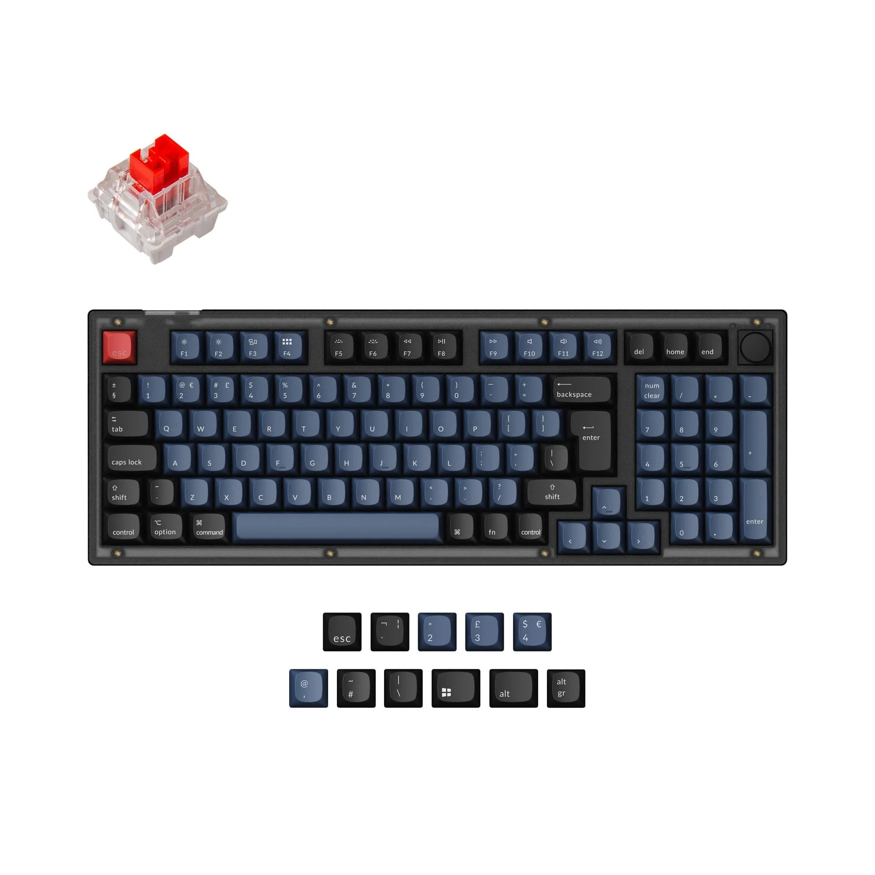 Keychron V5 QMK Custom Mechanical Keyboard ISO Layout Collection - Image 7