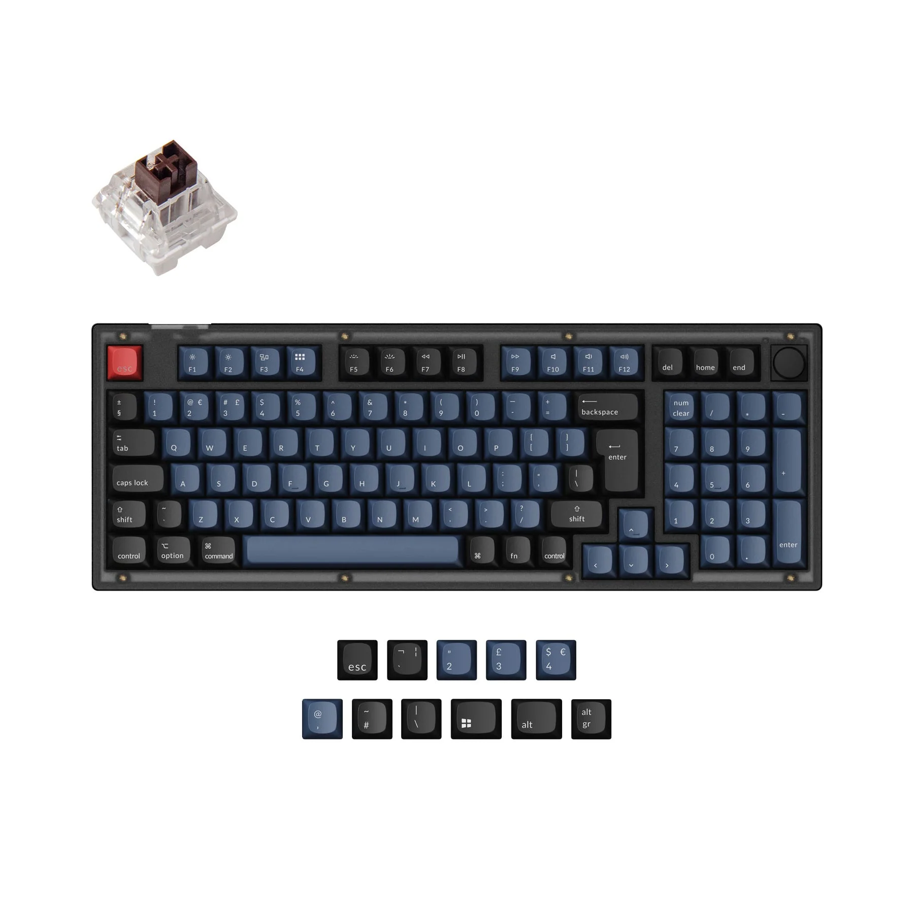 Keychron V5 QMK Custom Mechanical Keyboard ISO Layout Collection - Image 8
