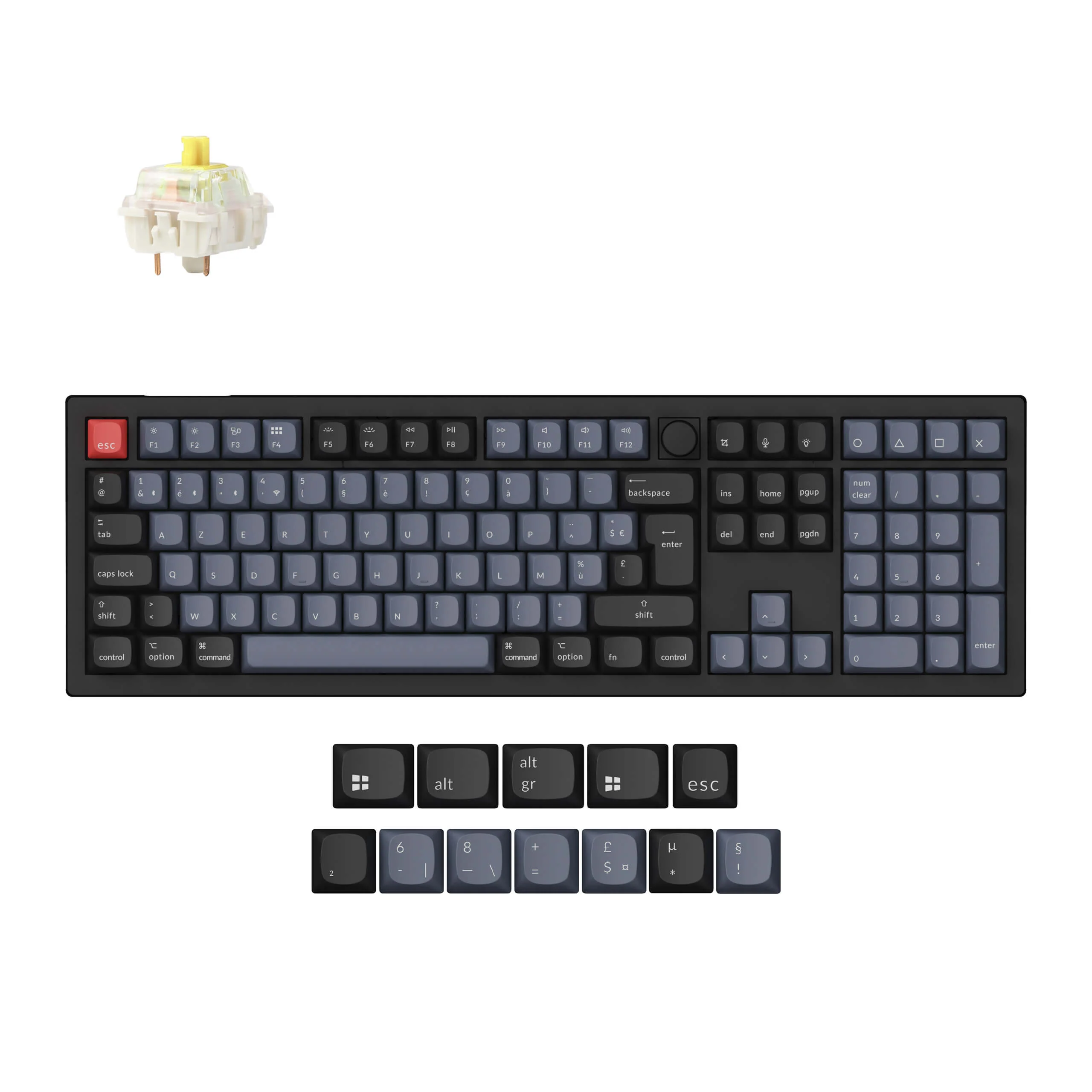 Keychron V6 Max QMK Wireless Custom Mechanical Keyboard ISO Layout Collection - Image 18