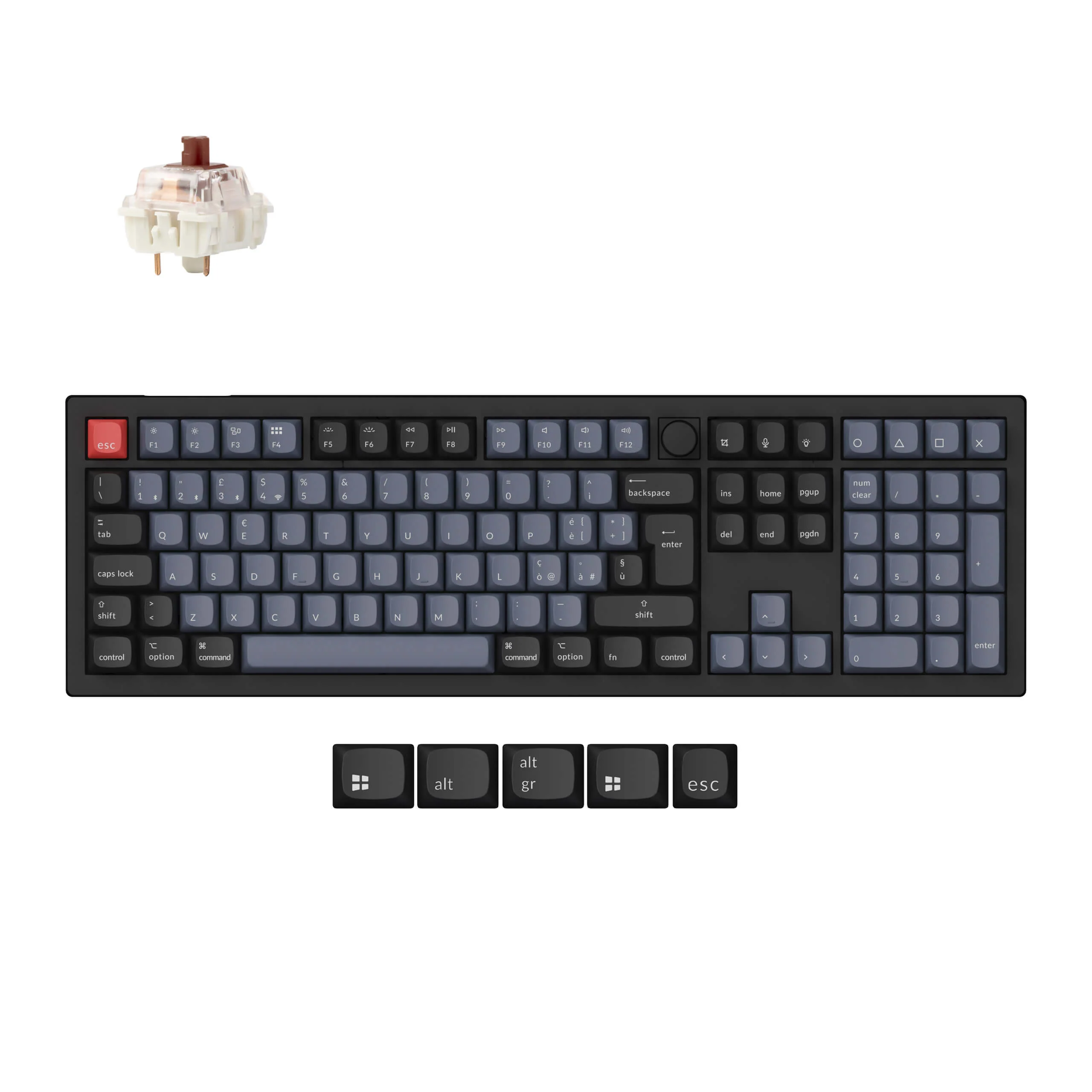 Keychron V6 Max QMK Wireless Custom Mechanical Keyboard ISO Layout Collection - Image 20