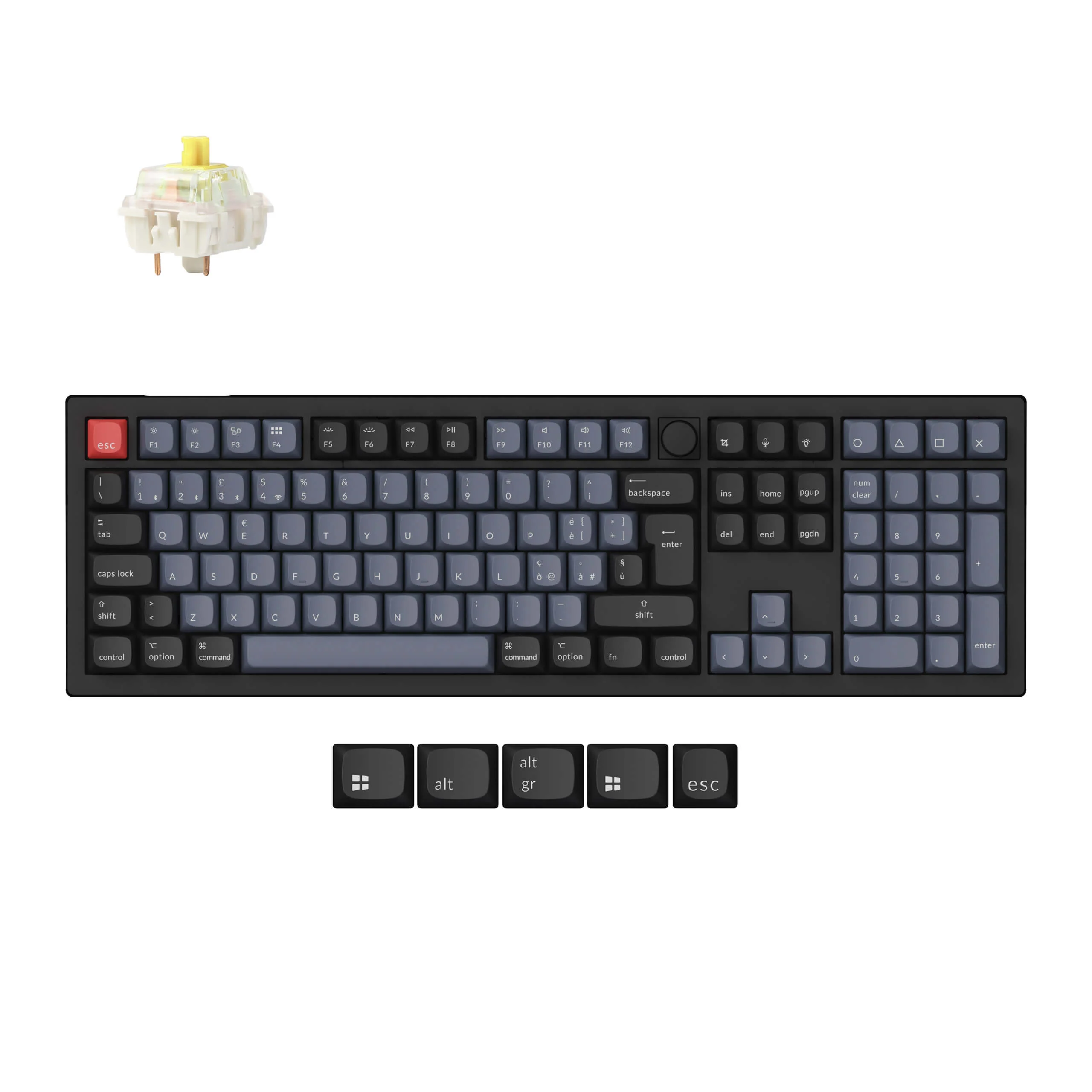 Keychron V6 Max QMK Wireless Custom Mechanical Keyboard ISO Layout Collection - Image 21