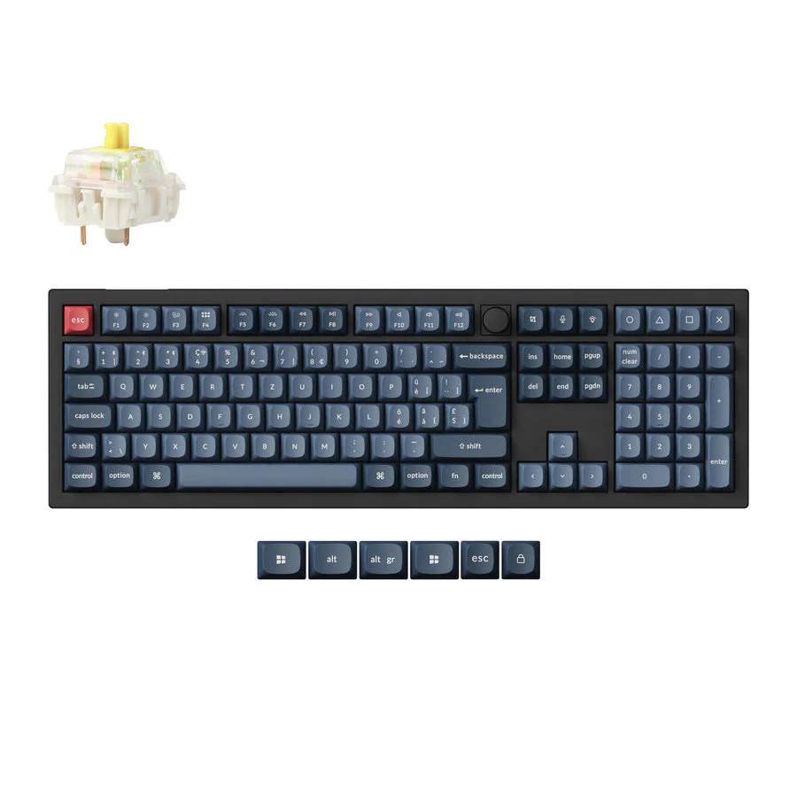 Keychron V6 Max QMK Wireless Custom Mechanical Keyboard ISO Layout Collection - Image 22