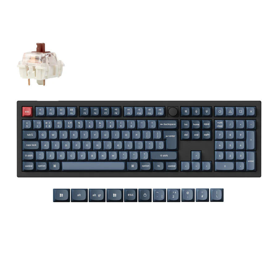 Keychron V6 Max QMK Wireless Custom Mechanical Keyboard ISO Layout Collection - Image 5