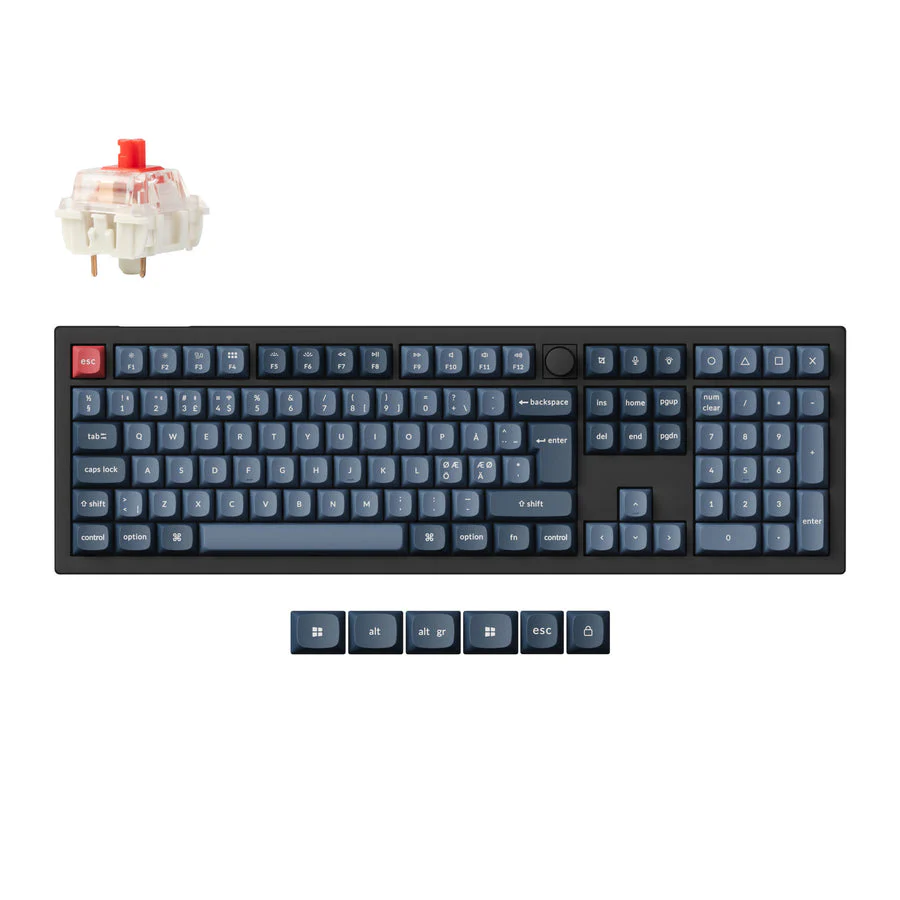 Keychron V6 Max QMK Wireless Custom Mechanical Keyboard ISO Layout Collection - Image 7