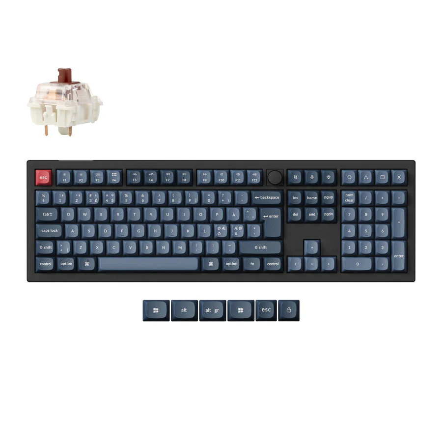 Keychron V6 Max QMK Wireless Custom Mechanical Keyboard ISO Layout Collection - Image 8