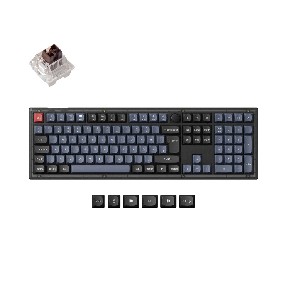 Keychron V6 QMK Custom Mechanical Keyboard ISO Layout Collection - Image 14