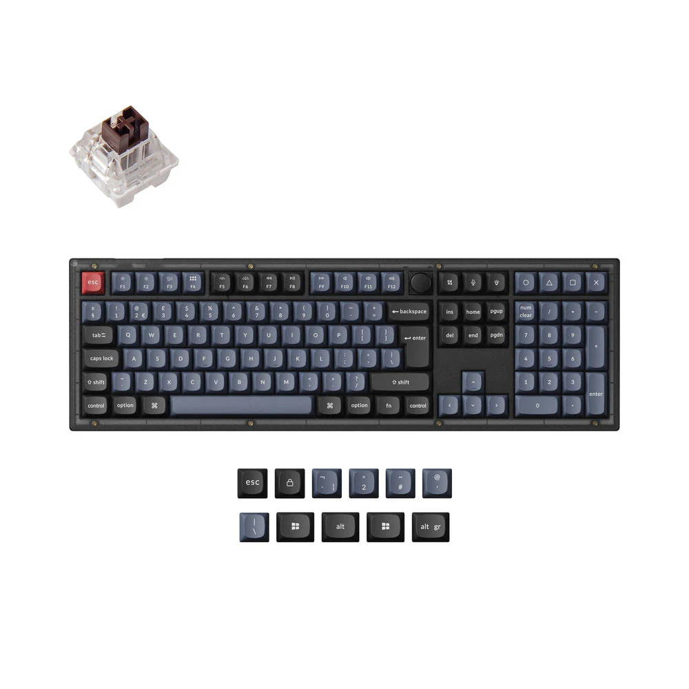 Keychron V6 QMK Custom Mechanical Keyboard ISO Layout Collection - Image 16