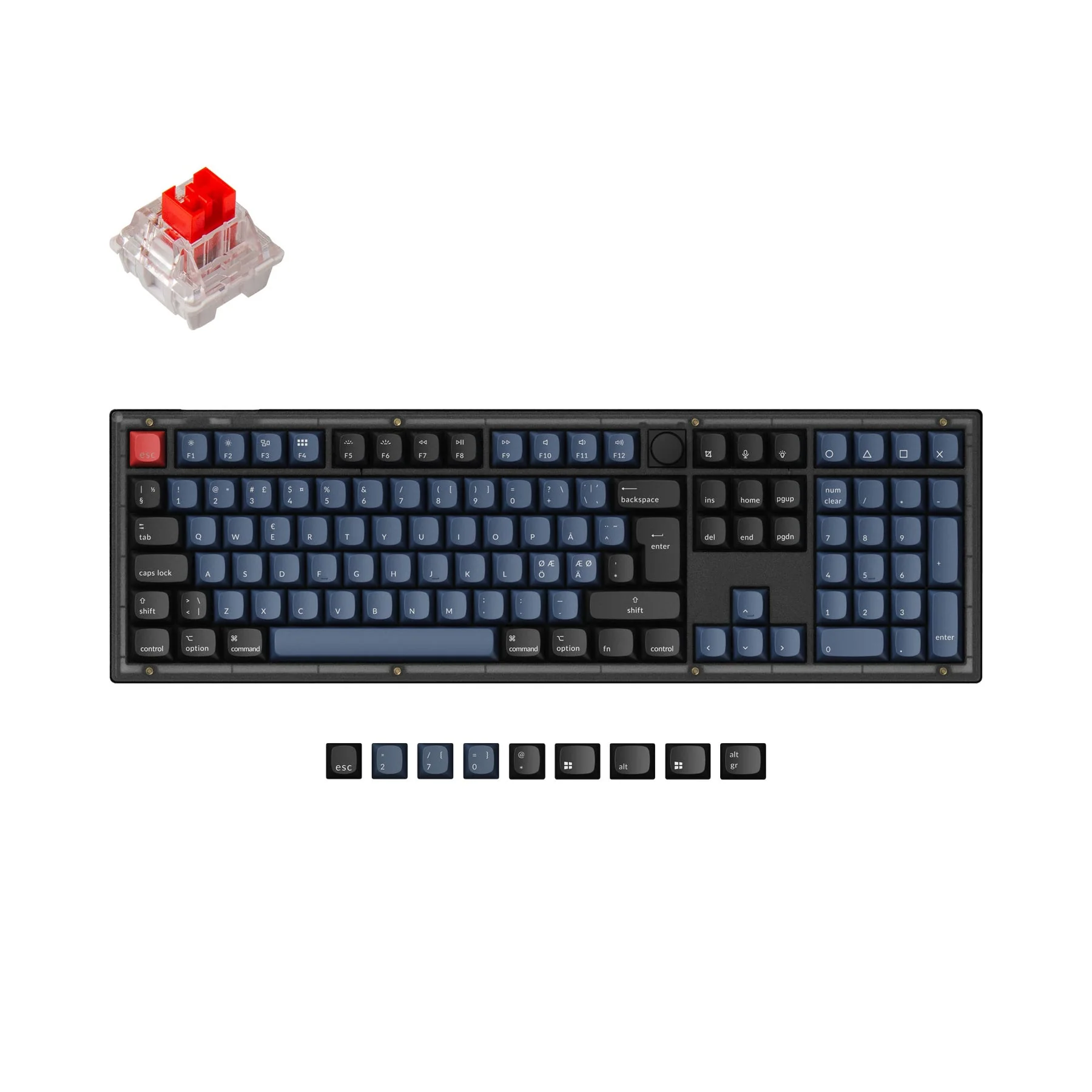 Keychron V6 QMK Custom Mechanical Keyboard ISO Layout Collection - Image 7