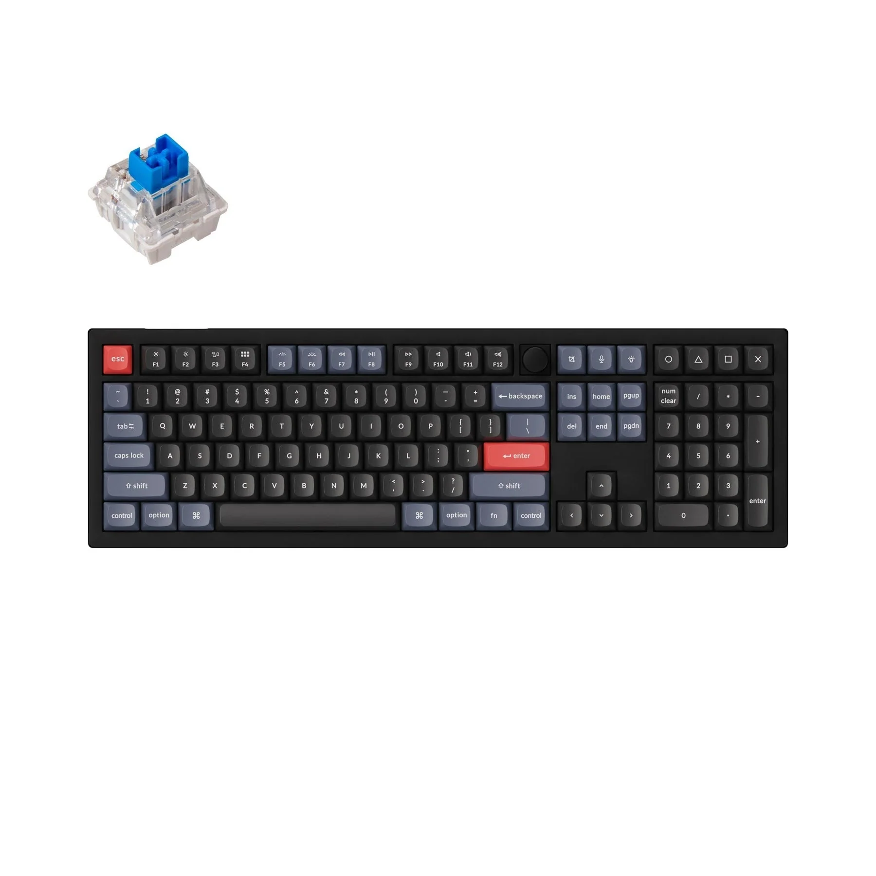 Keychron V6 QMK Custom Mechanical Keyboard (US ANSI Layout) - Image 11