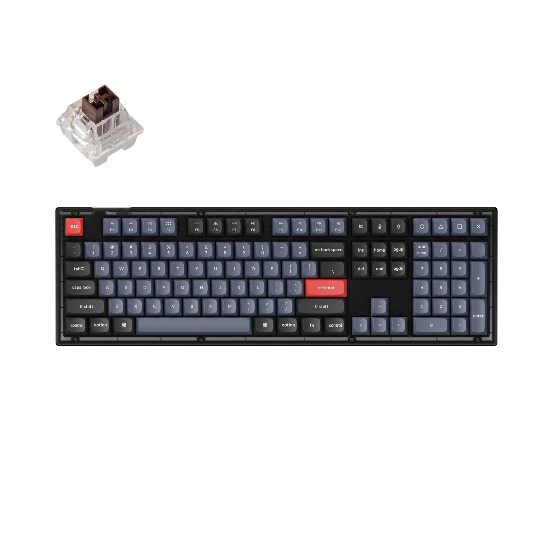 Keychron V6 QMK Custom Mechanical Keyboard (US ANSI Layout) - Image 3