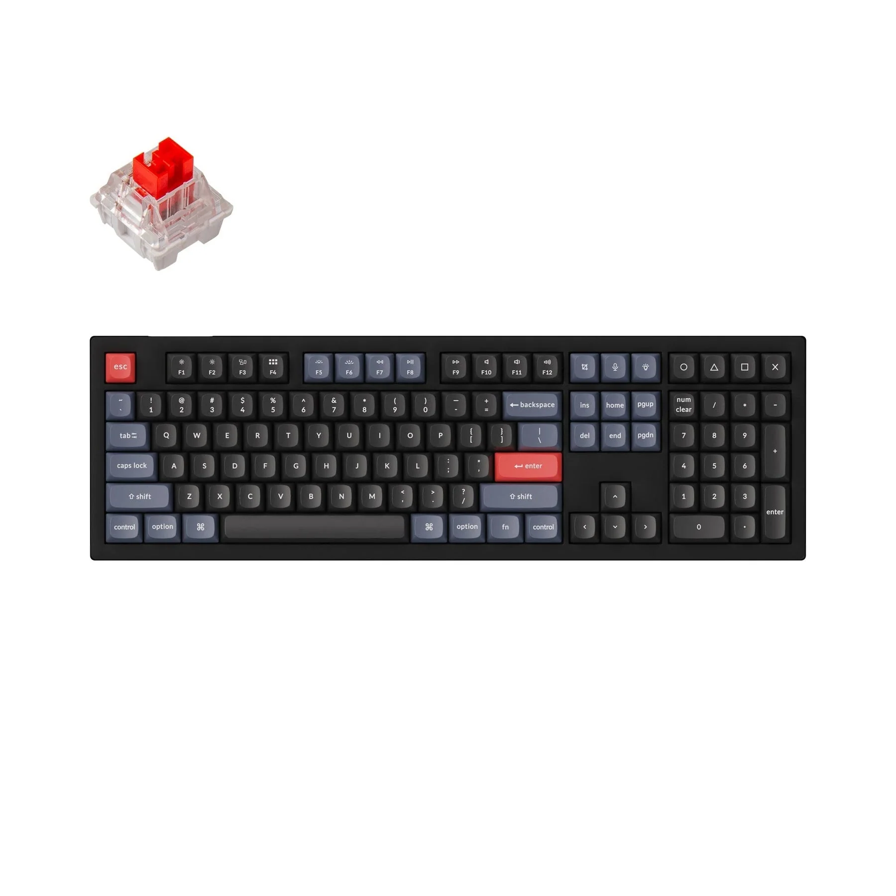 Keychron V6 QMK Custom Mechanical Keyboard (US ANSI Layout) - Image 4