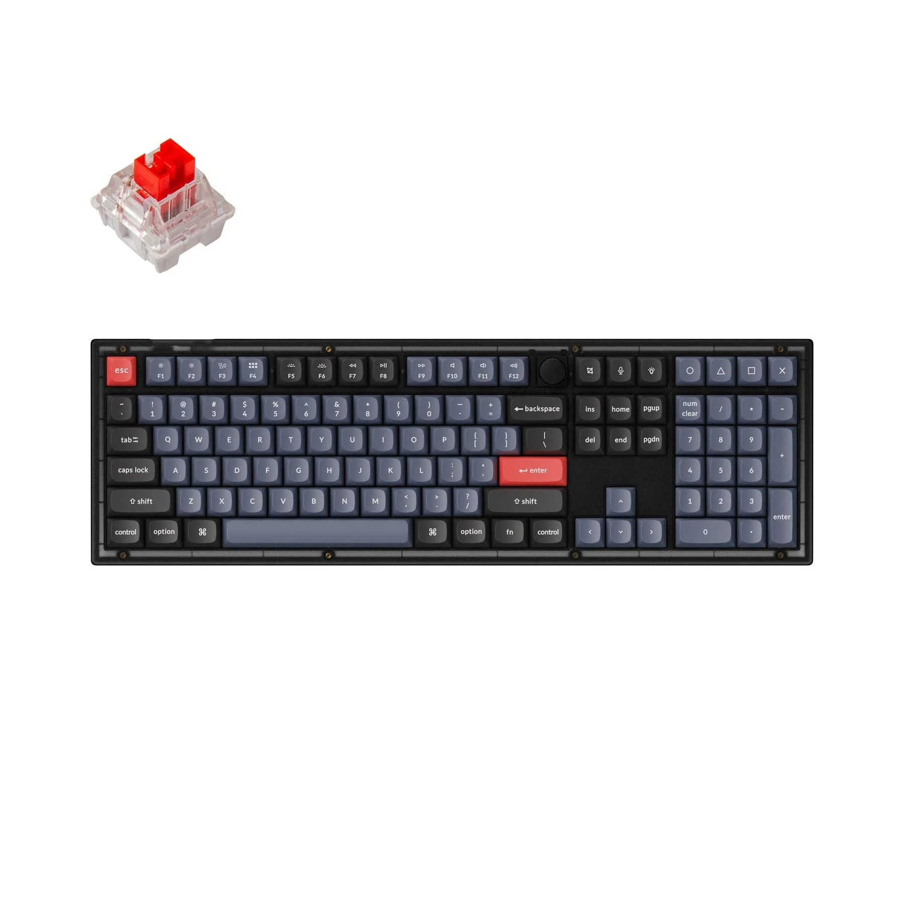 Keychron V6 QMK Custom Mechanical Keyboard (US ANSI Layout) - Image 7
