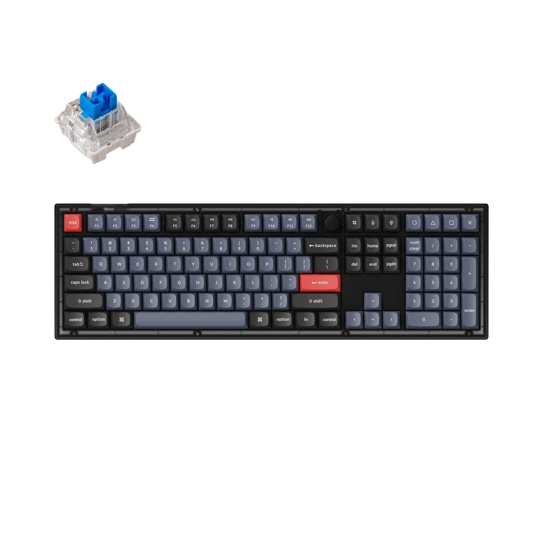 Keychron V6 QMK Custom Mechanical Keyboard (US ANSI Layout) - Image 8