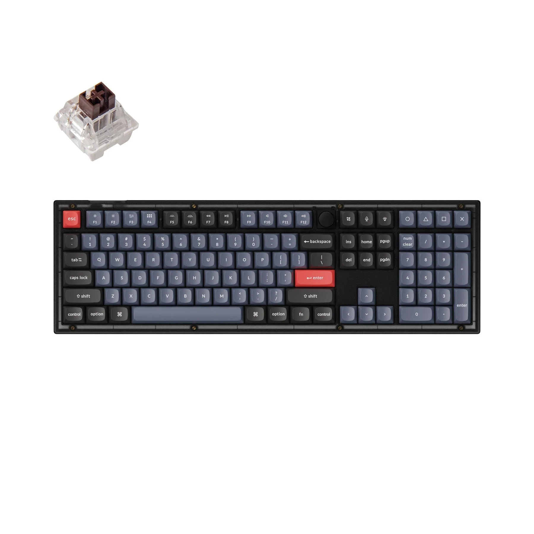 Keychron V6 QMK Custom Mechanical Keyboard (US ANSI Layout) - Image 9