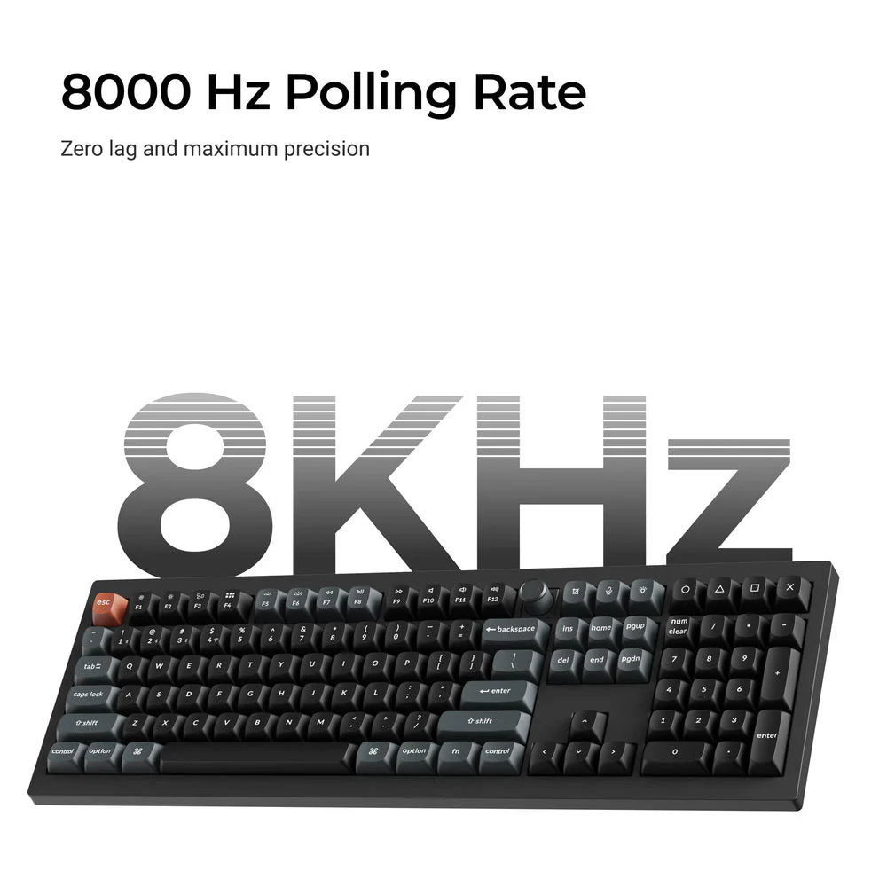 Keychron V6 Ultra 8K Wireless Custom Mechanical Keyboard (US ANSI Layout) - Image 8