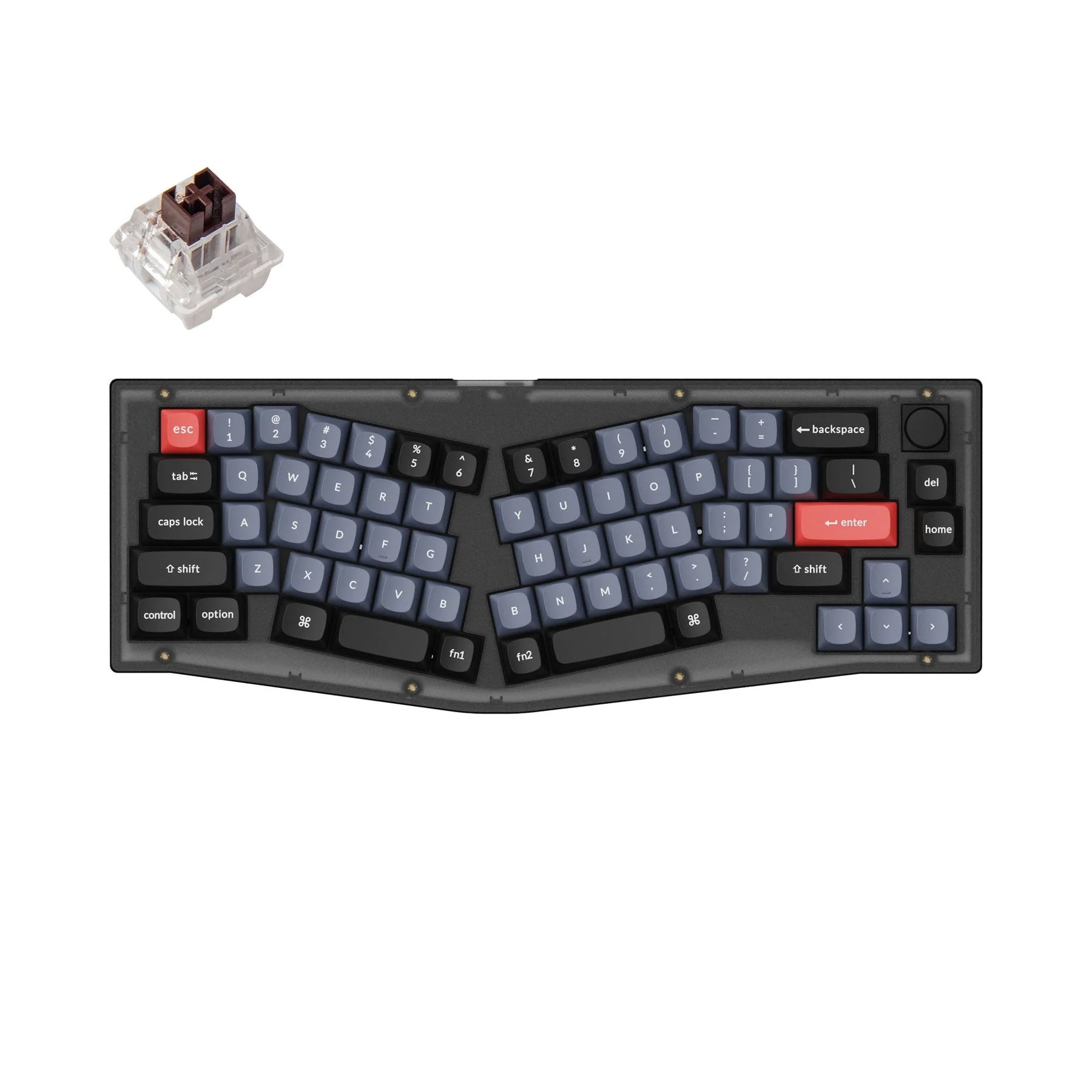 Keychron V8 (Alice Layout) QMK Custom Mechanical Keyboard (US ANSI Layout) - Image 3