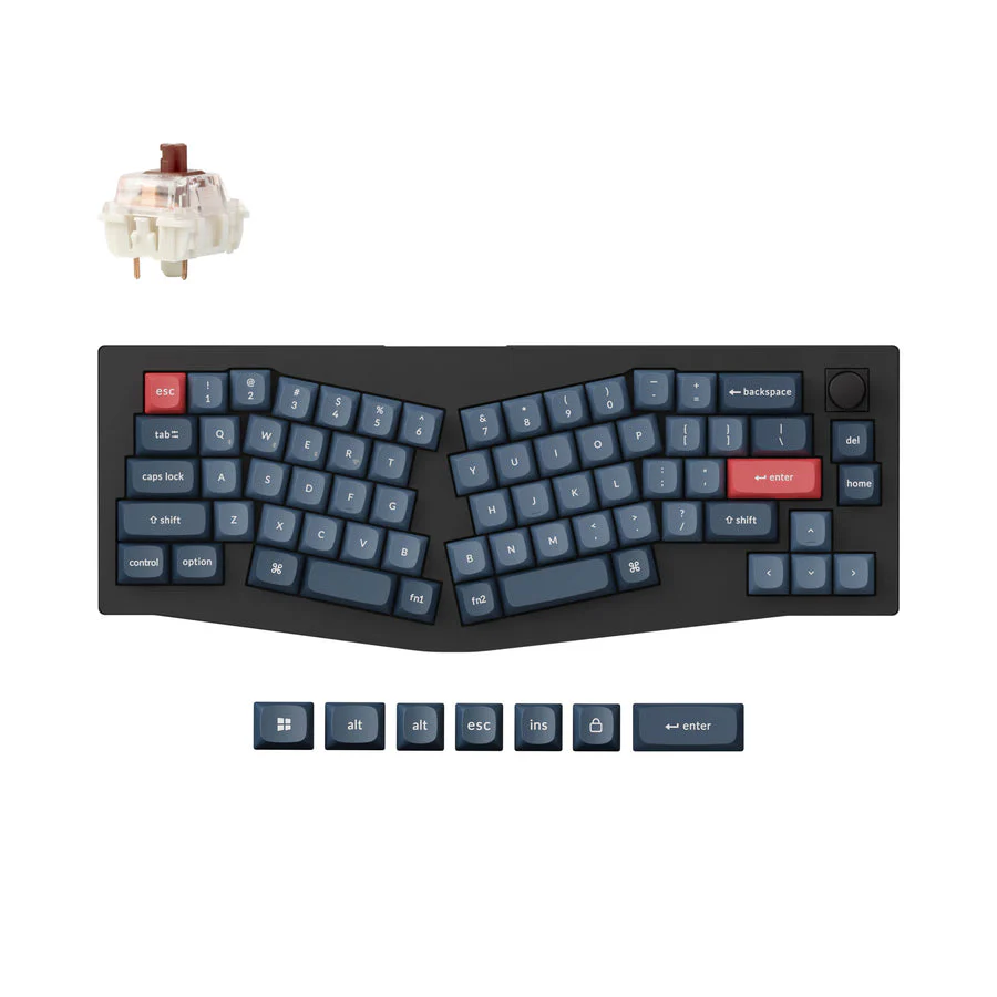 Keychron V8 Max (Alice Layout) QMK Custom Mechanical Keyboard - Image 2