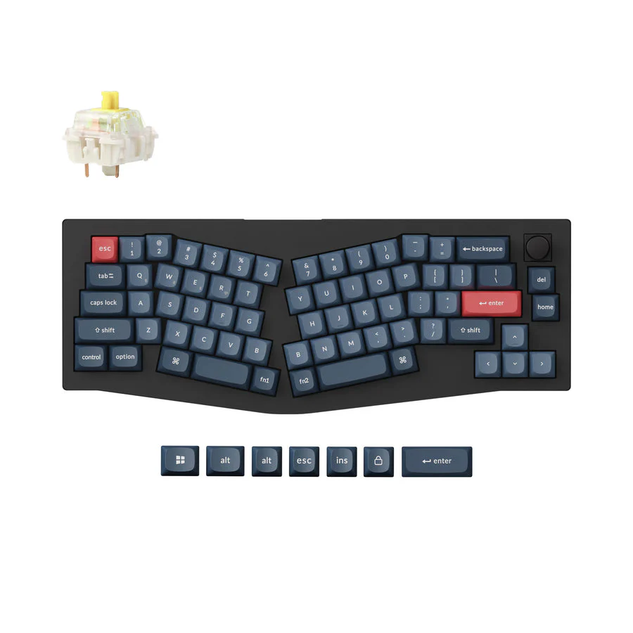 Keychron V8 Max (Alice Layout) QMK Custom Mechanical Keyboard - Image 3