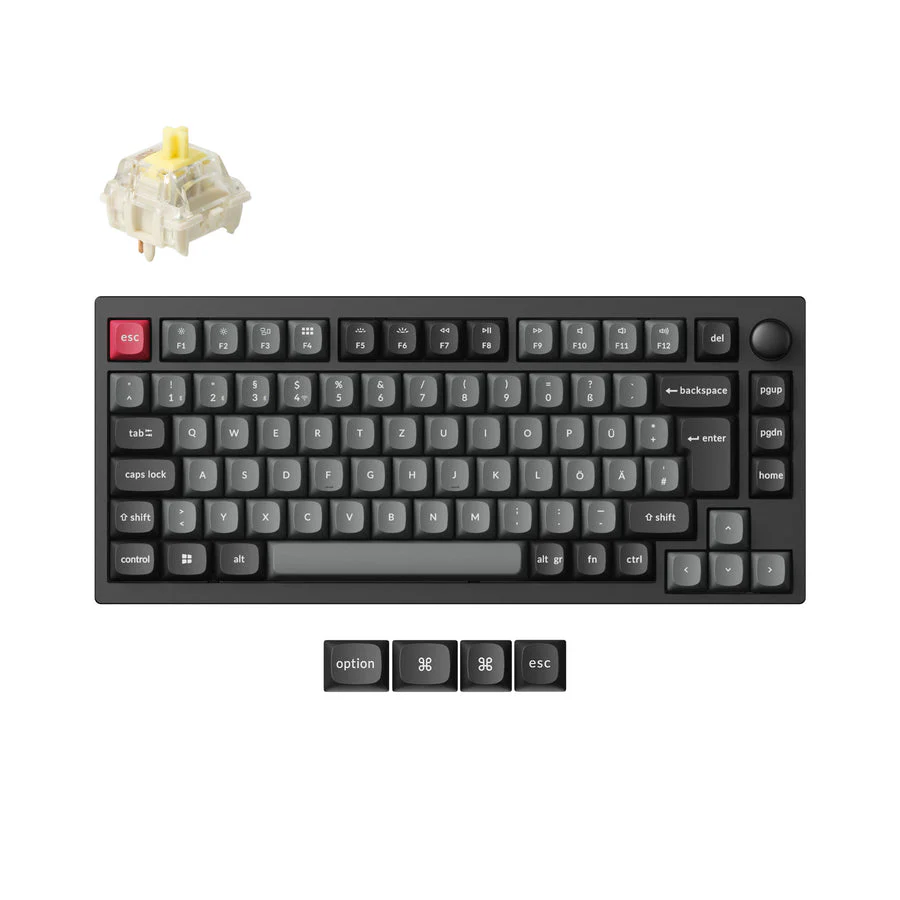Lemokey P1 QMK Wireless Custom Mechanical Keyboard ISO Layout Collection - Image 3