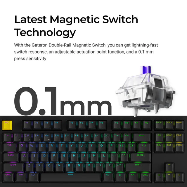 Lemokey P3 HE Wireless Magnetic Switch Custom Gaming Keyboard (US ANSI Layout) - Image 2