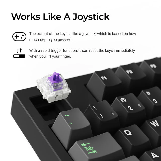 Lemokey P3 HE Wireless Magnetic Switch Custom Gaming Keyboard (US ANSI Layout) - Image 3