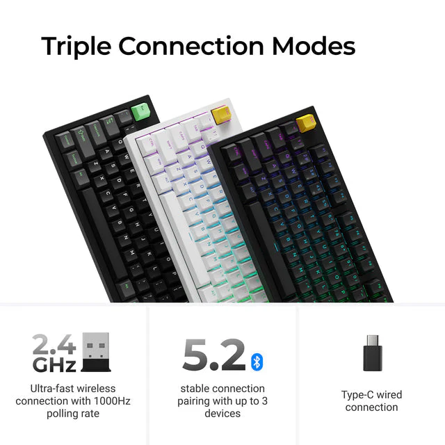 Lemokey P3 HE Wireless Magnetic Switch Custom Gaming Keyboard (US ANSI Layout) - Image 5