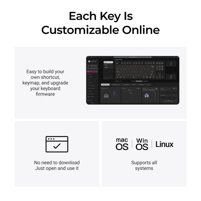 Lemokey P3 HE Wireless Magnetic Switch Custom Gaming Keyboard (US ANSI Layout) - Image 6