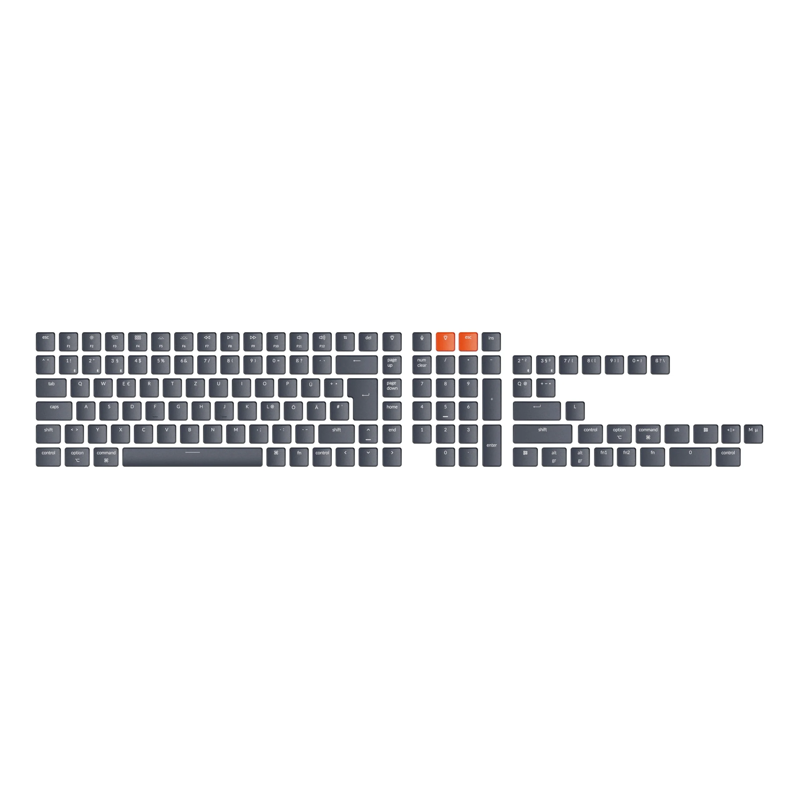 Low Profile ISO ABS Full Set Keycap Set - Image 5