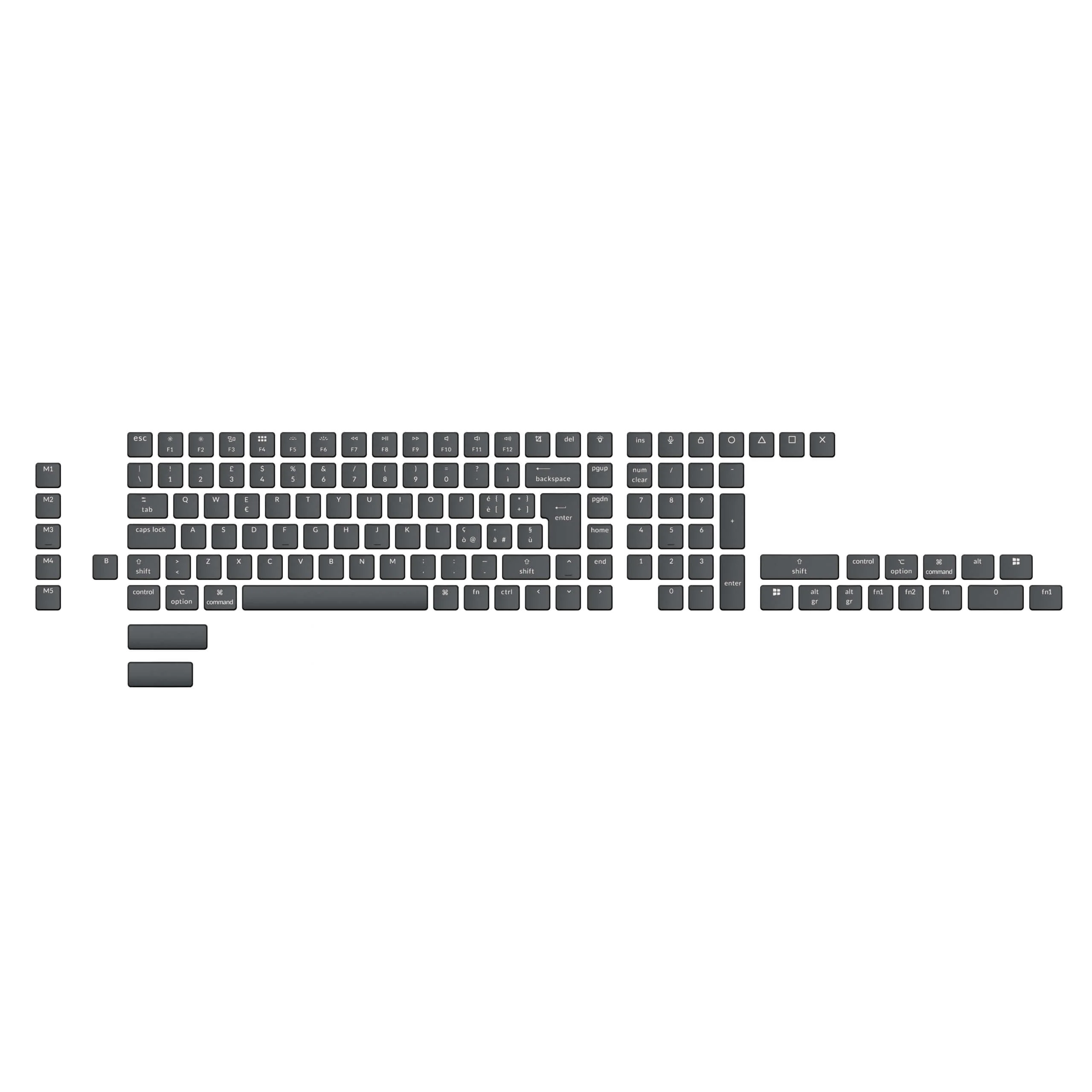 Low Profile ISO ABS Full Set Keycap Set - Image 6