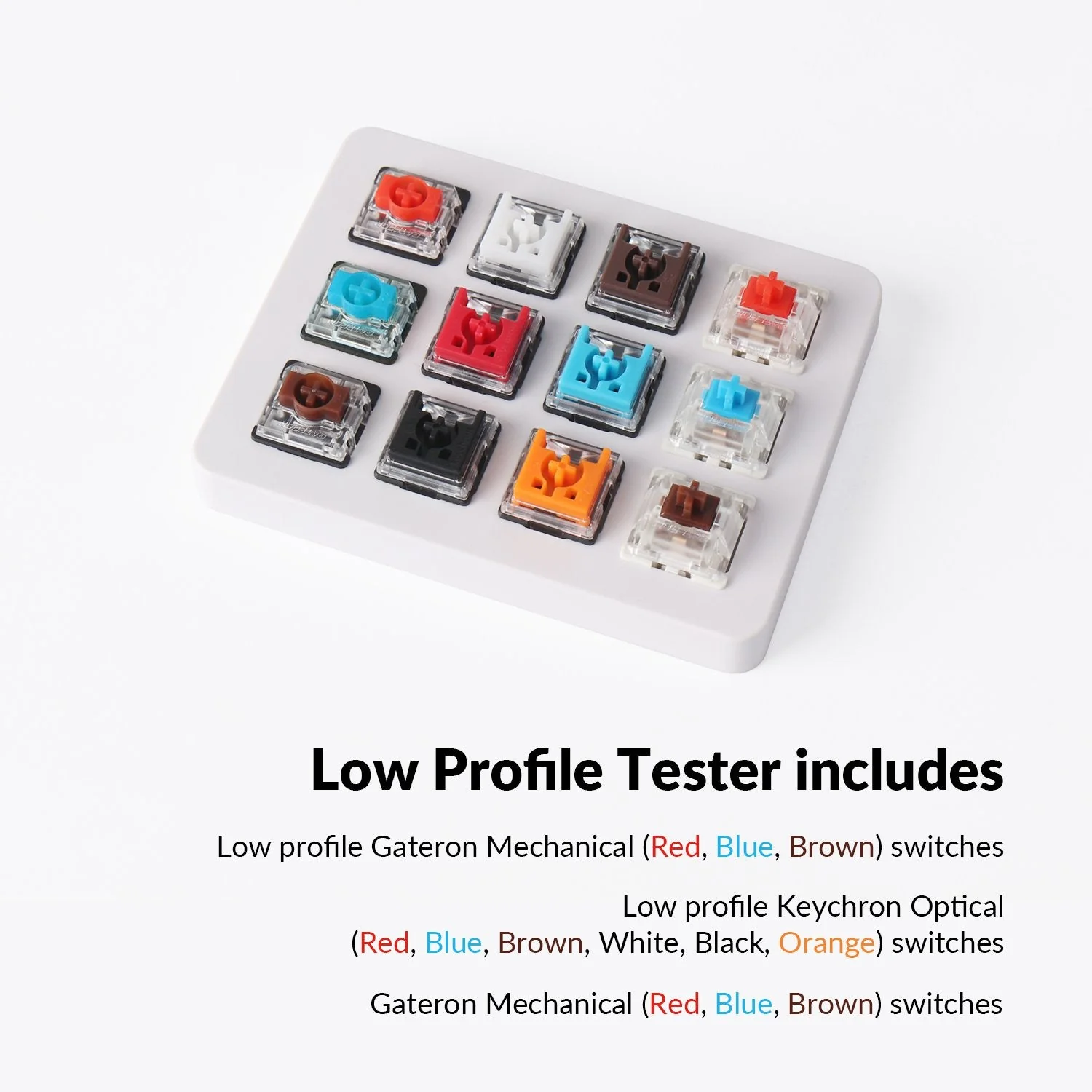 Low Profile Keychron Optical Switch Set - 87 Pcs - Image 7