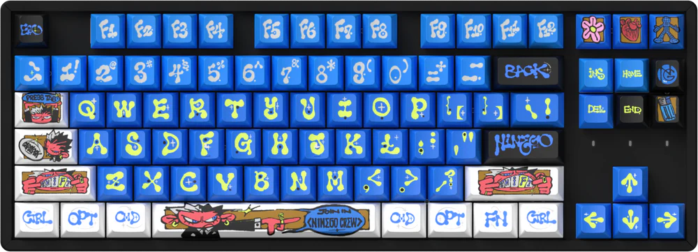NINEGO - Cherry Profile Dye-Sub PBT Full Keycap Set - Image 4
