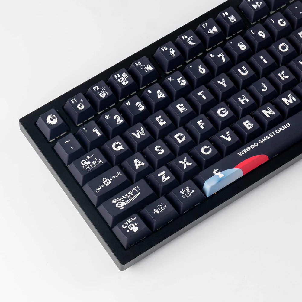 Weirdo Ghost Gang - Cherry Profile Dye-Sub PBT Full Keycap Set - Image 3